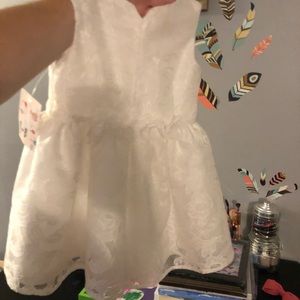 4t white party dress